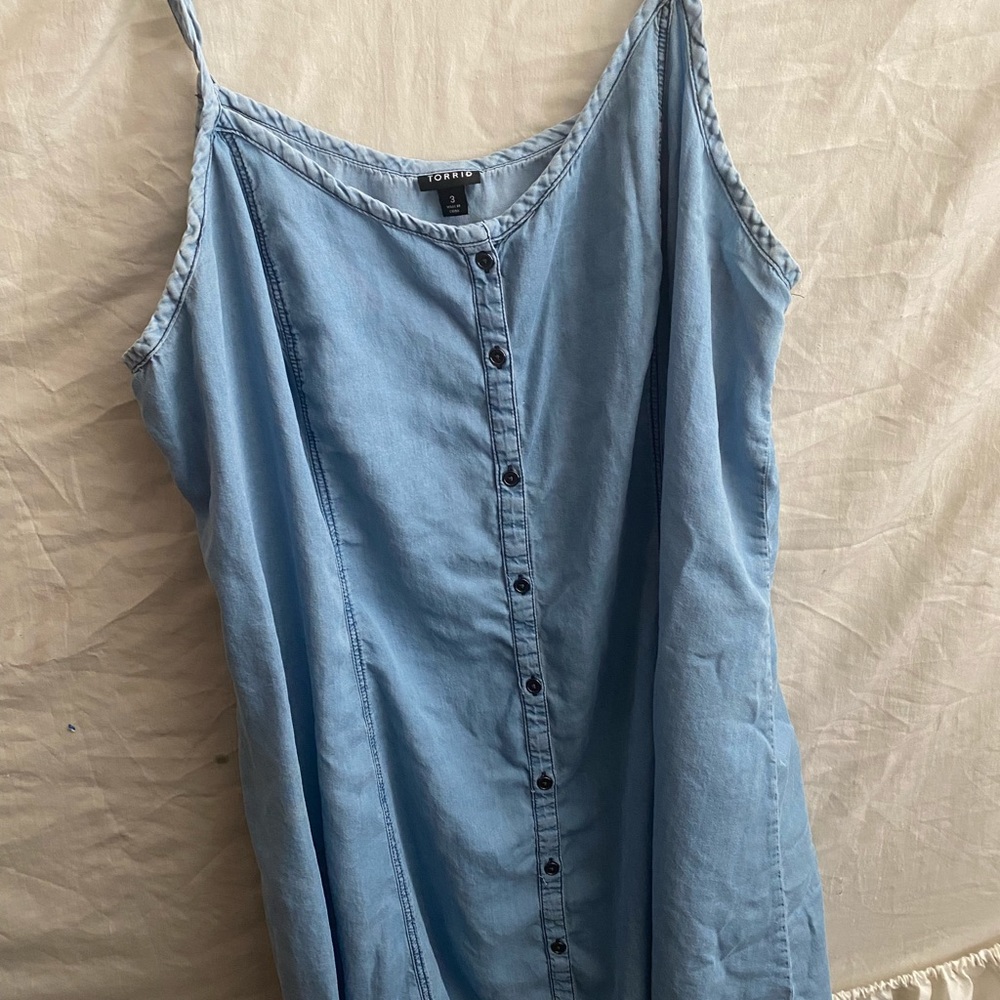 torrid jean dress